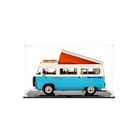 icuanuty Vitrine acrylique pour Lego 10279 Volkswagen T2 Camping-car Vitrine étanche à la poussière pour modèles de pièces de collection (vitrine uniquement), 2 mm