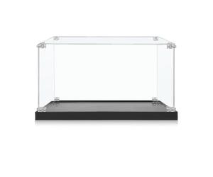 Icuanuty Vitrine Acrylique pour Lego 10317 Icons Land Rover Classic Defender 90, Rangement Anti-Poussière et Organisation, Dimensions 40x20x30 cm