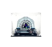 icuanuty Vitrine acrylique pour Lego Star Wars Salle du trône de l'Empereur - Diorama 75352, boîte d'affichage anti-poussière pour Lego 75352, taille : 25 x 25 x 25 cm (Display Case Only)