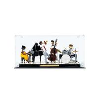 icuanuty Vitrine en acrylique pour LEGO 21334 Ideas Jazz Quartet, boîte de rangement et d'organisation protégée contre la poussière pour modèle LEGO, dimensions : 48 x 25 x 28 cm, idée cadeau pour