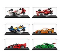 ICUANUTY Vitrine en acrylique pour Lego Creator Shelby Cobra 427 S/C 10357 - Rangement anti-poussière - Dimensions : 35 x 20 x 15 cm (boîtier d'affichage uniquement, pas pour le modèle Lego inclus)