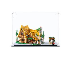 icuanuty Vitrine en acrylique pour Lego Disney Blanche-Neige et les Sept Nains 43242,76419,10359,72037,76323 - Rangement et organisation protégés contre la poussière - 39 x 29 x 25 cm - Étui