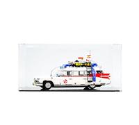 ICUANUTY Vitrine en acrylique pour Lego Icons Ghostbusters ECTO-1 10274/76240/21353 - Rangement et organisation protégés de la poussière - Dimensions : 55 x 33 x 23 cm (boîtier d'affichage uniquement)