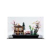 icuanuty Vitrine en acrylique pour Lego Icons Jardin du Silence, Kit de jardin zen botanique 10315, rangement et organisation protégés de la poussière pour modèle Lego, dimensions : 40 x 25 x 25 cm
