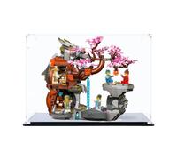 icuanuty Vitrine en acrylique pour Lego Ninjago Temple Dragon Stone Jouet 71819, rangement et organisation protégés de la poussière pour Lego Vitrine Taille : 40 x 20 x 30 cm (uniquement étui
