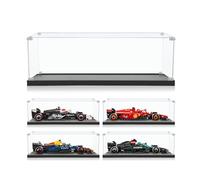ICUANUTY Vitrine en acrylique pour Lego Speed Champions Ferrari SF-24 F1 Formule 1 77242 - Rangement et organisation protégés de la poussière - 22 x 11 x 8 cm (boîtier d'affichage uniquement)