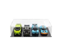 icuanuty Vitrine en acrylique pour Lego Speed Champions X 4/42176/10262/60432/21010/10295/42111/42154/42126/10265/10304 - Vitrine de rangement protégée contre la poussière - Dimensions : 45 x 20 x 17