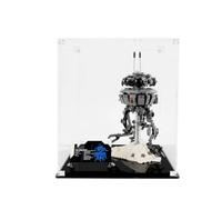 icuanuty Vitrine en acrylique pour Lego Star Wars 75306 - Kit de construction - Droïde de recherche impérial - Vitrine de rangement étanche à la poussière - Pour les amateurs de Lego - Dimensions : 30