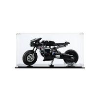 Icuanuty Vitrine en Acrylique pour Lego Technic The Batman - BATCYCLE 42155, Rangement Étanche à la Poussière pour Amateurs de Lego (Vitrine Uniquement), Dimensions