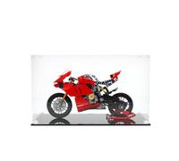 icuanuty Vitrine en acrylique pour modèle de moto Lego 42107 Technic Ducati Panigale V4 R - Rangement étanche à la poussière - Pour les amateurs de Lego - Dimensions : 38 x 20 x 20 cm
