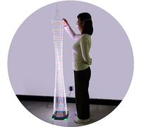 iCubeSmart GZT-64PLUS LED-Tour (Tour TV de Canton). Kit électronique à Construire soi-même 1.90m de haut-2178 LED-4 Couleurs-Impressionnants Effets visuels animés-Logiciel de création d'animations.