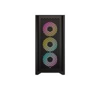 Boitier Moyen Tour E-ATX Corsair iCue 4000D Airflow RGB avec panneaux vitrés (Noir)