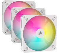 Icue Ar120 Rgb Digital 120Mm Compatible Argb Ventilateurs - Pack De Trois - Blanc