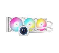 Kit Watercooling AIO Corsair iCue H150i Elite LCD XT RGB - 360mm (Blanc)