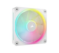 CORSAIR Ventilateurs de boîtier iCUE LINK LX120 RGB 120 mm PWM Pack triple, inclut hub, Blanc