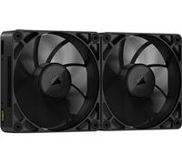 CORSAIR iCUE Link RX140 Max 140mm PWM Ventilateur Épaiss avec iCUE Link System Hub - Pression Statique Élevée - Liquid Crystal Polymer - Palier à Dôme Magnétique - Double Pack - Noir