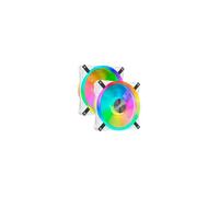 Corsair Ventilateur PC 140 mm QL140 RGB – Blanc, Pack double + Lighting Node CORE (CO-9050106-WW)