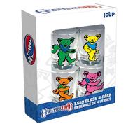 ICUP Grateful Dead Dancing Bears Lot de 4 verres à shot