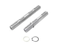 ICXLPMC 1pcs Single Double 14/18mm Output Shaft for NMRV030/NMRV040 Turbo-Worm Gearbox Worm Gear Reducer Accessories NEMA23 34 Stepper Electronic Starter(for NMRV040,Double Output Shaft)