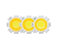 ICXLPMC 3pcs 60W 30W Double Bulbs LED COB Light Two-Color Bulb Round Lamp LED Bulb Chip Spotlight Down Light Diode Lamps White and Warmwhite(6W 28mm)