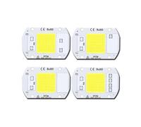 ICXLPMC 4pcs LED Bulb COB Chip 50W 30W 20W 10W Beads 220-240V No Need Driver for Outdoor Indoor FloodLight Backlight Led Module CoolWhite(WarmWhite 3000K,30W 220V 60X40mm)