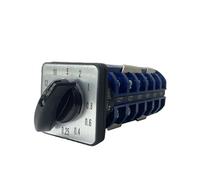 ICXLPMC 63A 6 Poles 10 Positions Cam Switch Changeover Rotary Combination Knob Master Control Circuit 22 Terminals LW28 LW26-63/6
