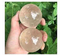 ICXLPMC Boule de quartz fumé naturel brut en cristal naturel - Pierres orbes en cristal - Collection maison (taille : 6 cm)