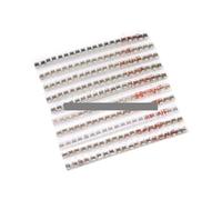 ICXLPMC Kit de 200 condensateurs cms 1210 Assortis, 10 valeurs: 0,1uF - 100uF, 100nF, 0,47uF, 0,68uF, 1uF, 2,2uF, 4,7uF, 10uF