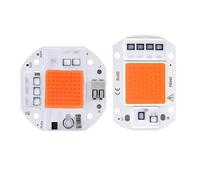 ICXLPMC Lights 1pc LED COB Grow Light AC 220V 110V 20W 30W 50W Full Spectrum LED COB Chip Phyto Lamp Full Power Lamp for Plants Grow Tent (Color : AC 220V, Size : F6040 20W)