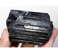 ICXLPMC Pierre de cristal de tourmaline noire naturelle OriginalStone Dingchi Home Collections (couleur : 1 pièce 400-490 g)