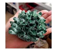 ICXLPMC Pierres et cristaux de quartz fantôme vert naturel - Décoration d'intérieur - Taille : 250-300 g