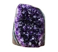 ICXLPMC Real Amethyst Cluster Geode, Crystal Rough Stone,Purple Quartz Rock for Home Decoration, House Warming Gifts,1000~1300g