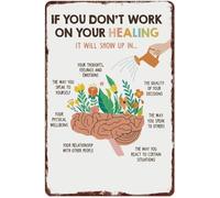 ICXLPMC Retro Metal Sign If You Dont Work On Your Inspirational Wall-Art for Home Office or Study 8 X 12 in