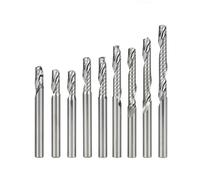 ICXLPMC Single FluteSpiral Router Bit Tungsten Carbide 4/6mm Shank Bits Drill 1Pcs(6X17X50L) ICXLPMC