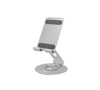 ICY Box 360° Smartphone and Tablet Stand up to 12.9 Inches, Aluminium & Carbon S