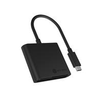 ICY BOX 60649 BOX SD Card Reader with USB-C, USB 3 Card Reader for SD, Micro SD