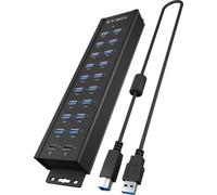 ICY BOX 61076 Hub USB 20 ports USB-A USB 3.0 5 GBit/s noir USB Hub