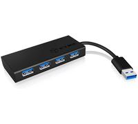 ICY BOX 70408 Hub USB 4 ports USB-A USB 3.0 5 GBit/s noir