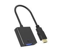 ICY BOX Adaptateur 2 en 1 HDMI vers VGA (1920 x 1200 Hz), IB-AC502a