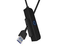 ICY BOX Adaptateur SATA vers USB avec câble pour SSD et Disque Dur USB 3.0 SATA III Noir 2,5 Pouces