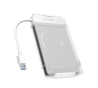 ICY BOX Adaptateur USB 3.0 vers SATA pour HDD/SSD 2,5" (6,35 cm) avec boîtier de protection pour adaptateur & disque, SATA III, UASP, IB-AC703-U3