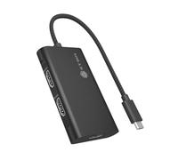 ICY BOX Adaptateur USB-C vers 3×HDMI IB-AD1030-C – 8K@60Hz, USB 3.2 Gen 2, 20 cm