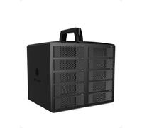 ICY BOX Boîtier 10 Baies 2,5"/3,5" SATA HDD/SSD USB-C 10 Gbps, IB-3710-CU31 | Diamond Case 3710, 10 baies pour 2,5"/3,5", SATA HDD/SSD, USB-C jusqu'à 10 Gbps, Alu, 3 ventilateurs, jusqu'à 30 To/disque