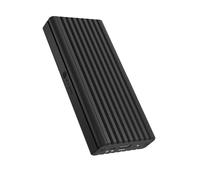 ICY Box Boîtier pour SSD M.2 NVMe (USB 3.2 Gen 2x2, 20 Gbit/s, sans Outil, disjoncteur d'écriture, Aluminium avec Refroidissement, indicateur LED) IB-1917M-C32a