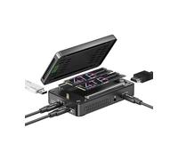 Raidsonic ICY BOX Boîtier RAID IB-RD2818DK-40G – 2x M.2 NVMe, TB3 (40 Gbit/s), USB4, HDMI 4K