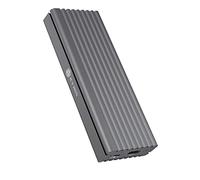 ICY BOX Boîtier SSD M.2 NVMe, USB 3.1 (Gen2, 10Gbit/s), PCIe M-Key, Disque dur externe SSD, Adaptateur NVMe, USB-C, USB-A, IB-1817M-C31