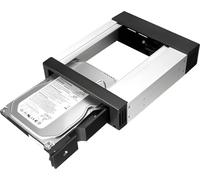 ICY BOX Cadre amovible pour 1x disque dur SATA 3,5" (8,9 cm) pour 1x baie 5,25", SATA III, verrouillable, EasySwap, aluminium, IB-158SSK-B