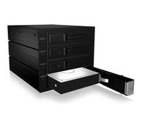 Raidsonic Icy Box Cadre échangeur W128291463 3 x 5.25 pour 4 x SAS/SATA 3.5 Noir
