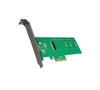 ICY BOX Carte PCI interne IB-PCI208 1x SSD M.2 PCIe (NVMe) (2242, 2260, 2280) à 1x emplacement PCI Express (x4) jusqu'à 39 Gbps, support complet