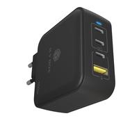 ICY BOX Chargeur GaN 100 W - 3 Ports USB-C et 1 Port USB-A, Power Delivery 3.0, Charge Rapide, Compact et léger, pour Smartphones, tablettes et Ordinateurs Portables, modèle IB-PS1040-PD.